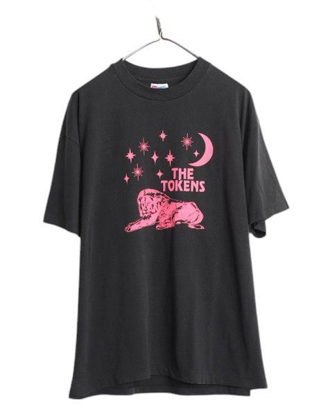 お得なクーポン配布中!】 90s USA製 The Tokens イラスト プリント T  