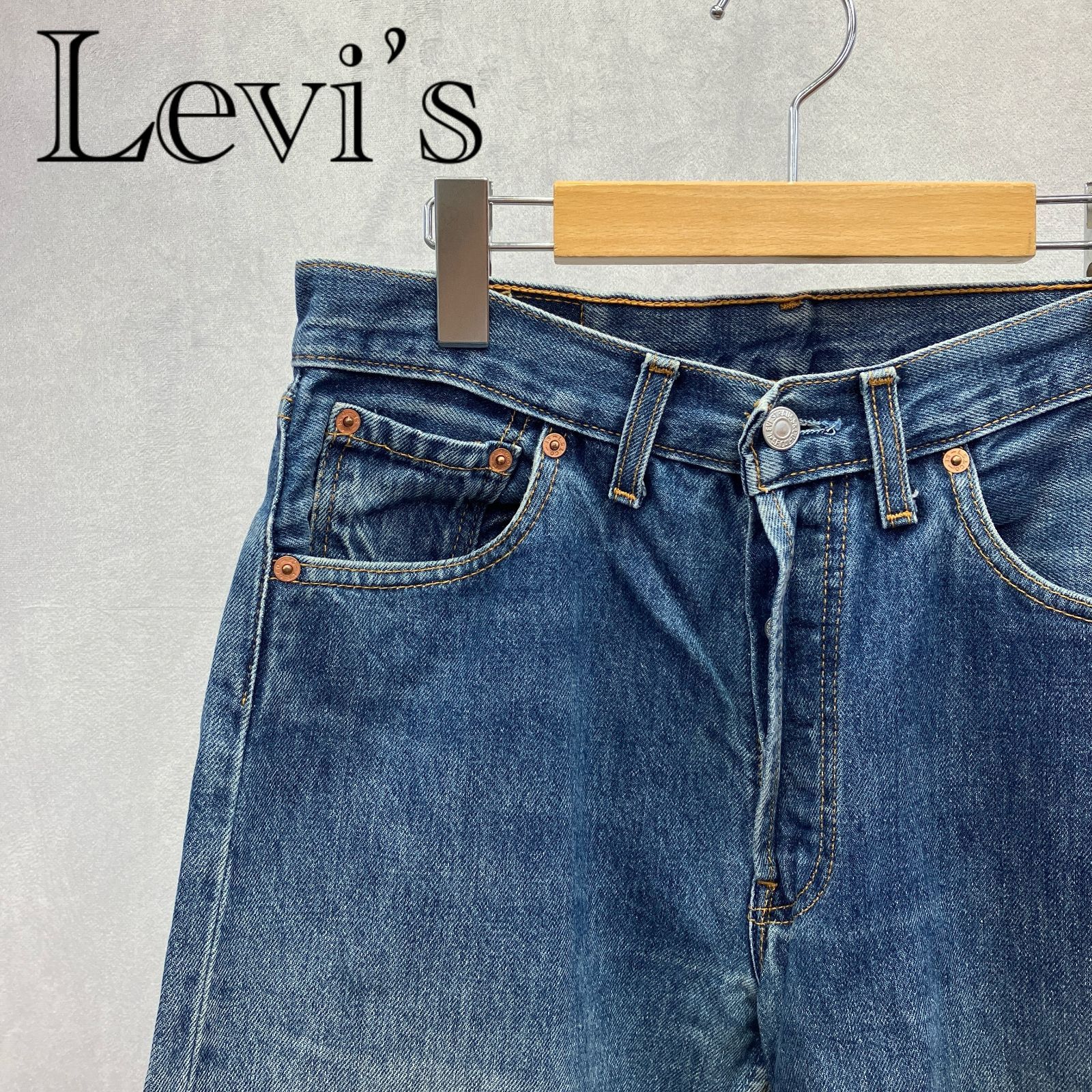 Levi's 501 ストレートデニム インディゴ　W30 L32 Levis 501 ストレートデニム インディゴ W30 L32
