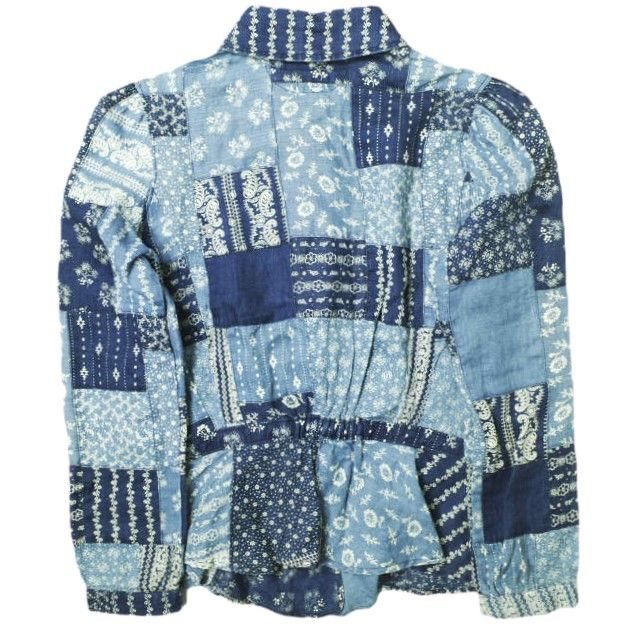 RRL ダブルアールエル バンダナパッチワークリネンシャツ 282879005001 