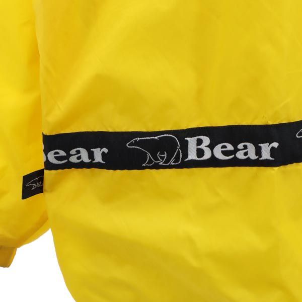 ベアー 90s オールド ロゴ刺繍 ジャケット イエロー系 Bear メンズ  221117不明着丈
