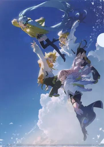 クリアファイル 初音ミク Art by Rella A4クリアファイル 初音ミク×デジモンアドベンチャー Premium Shop