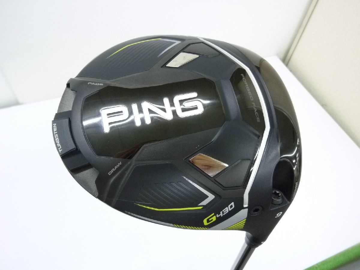 中古品 ピン G430 MAX ドライバー 9 PING TOUR 2.0 CHROME 75 S