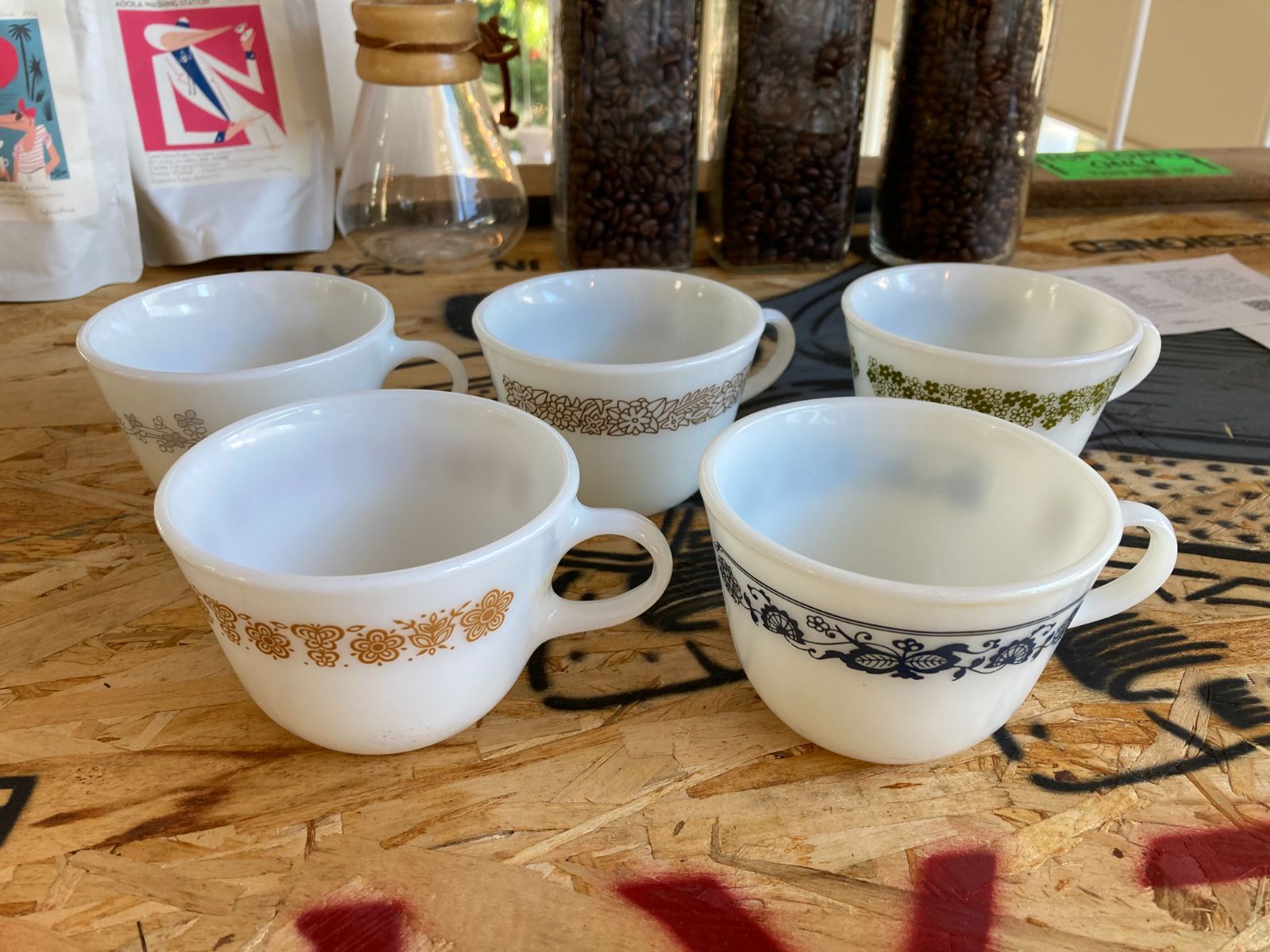 ヘーゼルアトラス モダントーン シャーベットカップ5個セット ヘーゼル