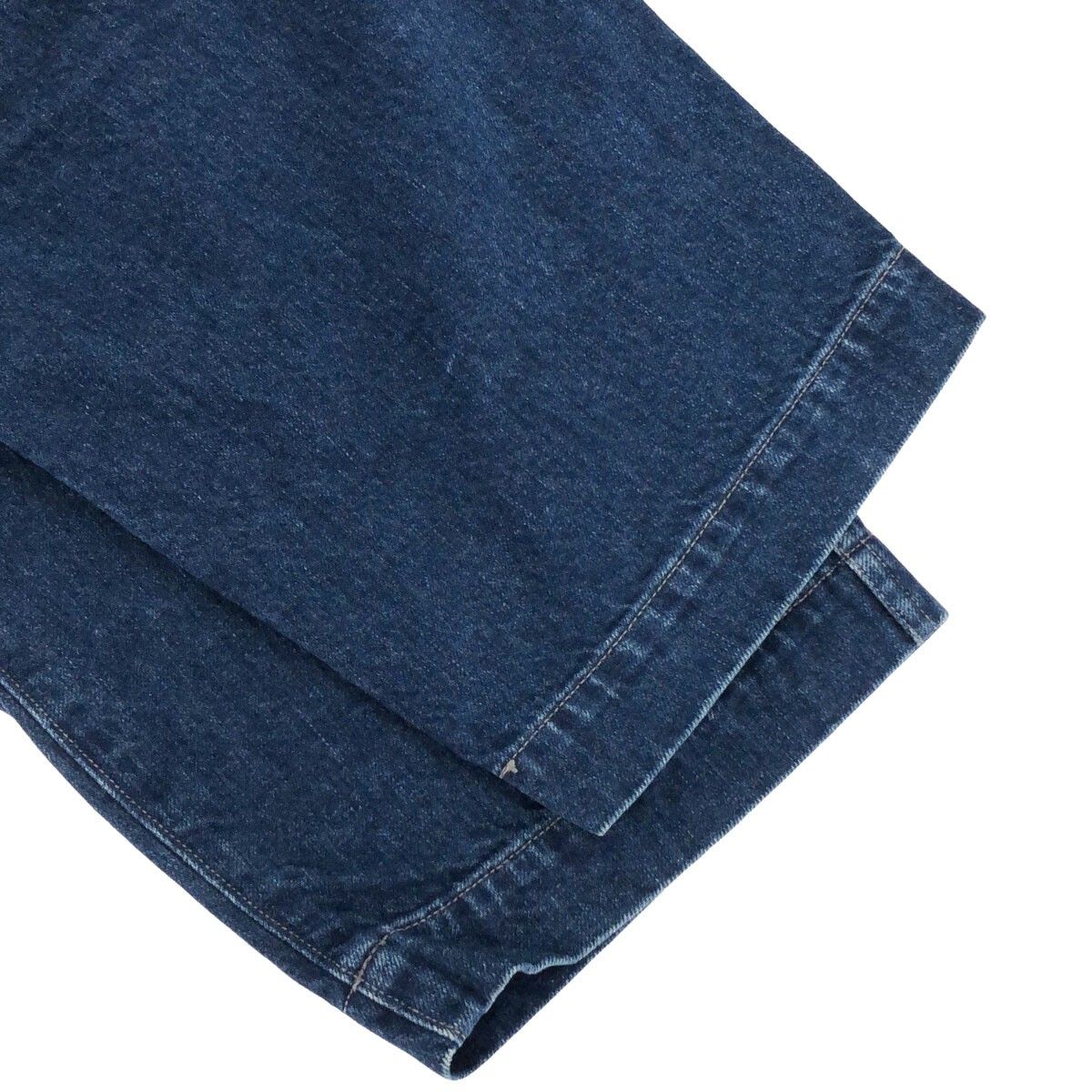 unfil アンフィル COTTON DENIM 2TUCK TROUSERS 2タックデニムトラウザーパンツ インディゴ 4 WZSP-UM205  - メルカリ