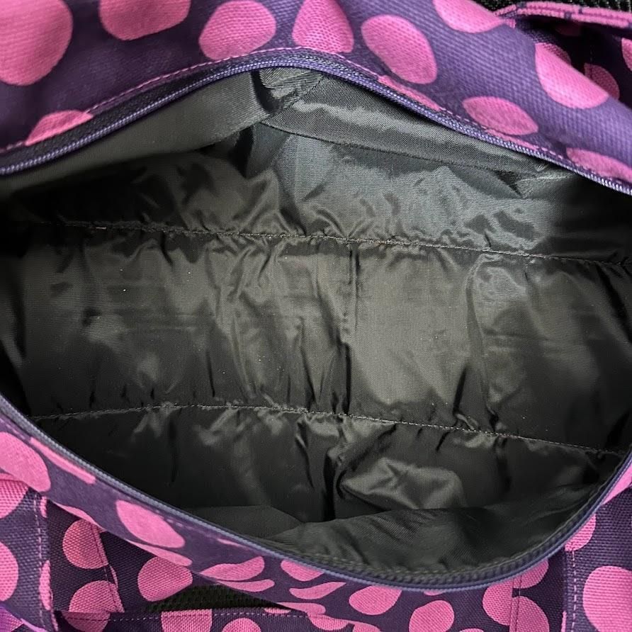 激レア Marimekko ボストンバック パープル 22×48cm - メルカリ
