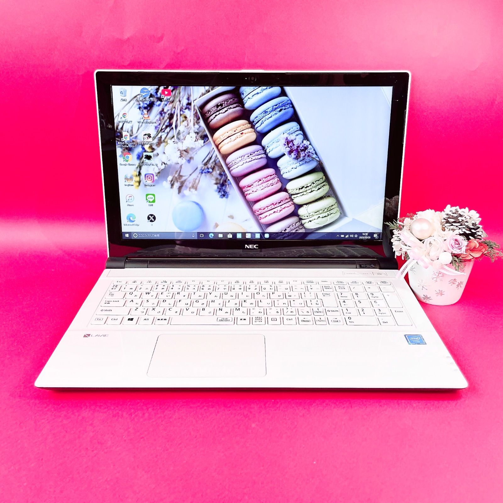 PC/タブレット 主婦・初心者✨データ大容量‼️おしゃれ白ノート