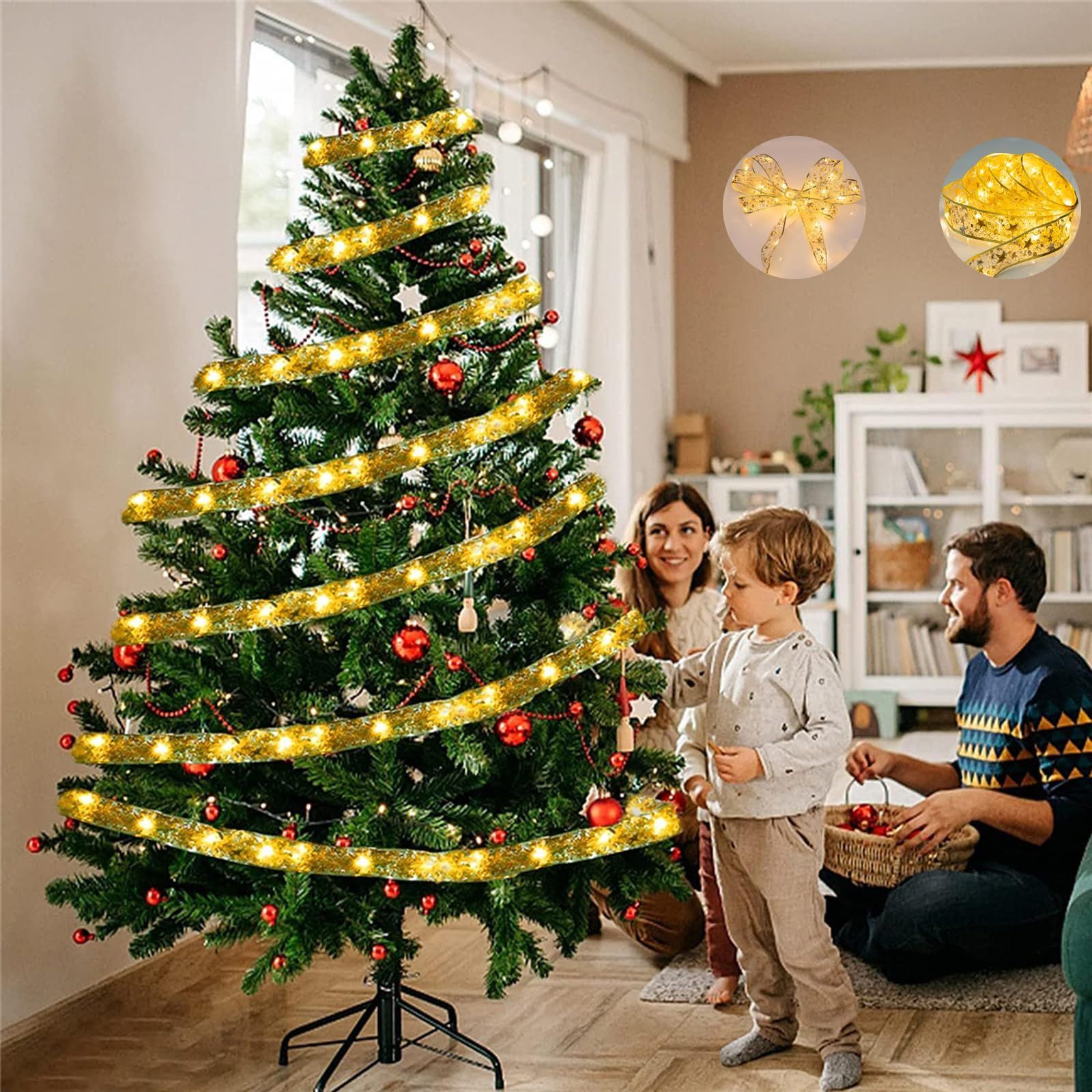 クリスマス 飾り 結婚式 クリスマスツリー お祝い日 オーナメント 電池 