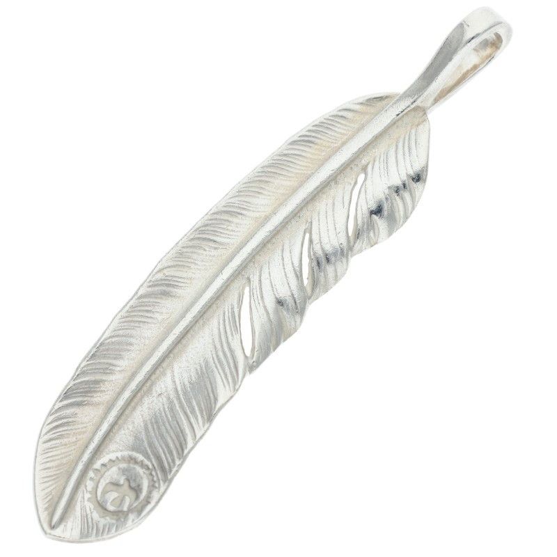 メタル付き特大フェザー