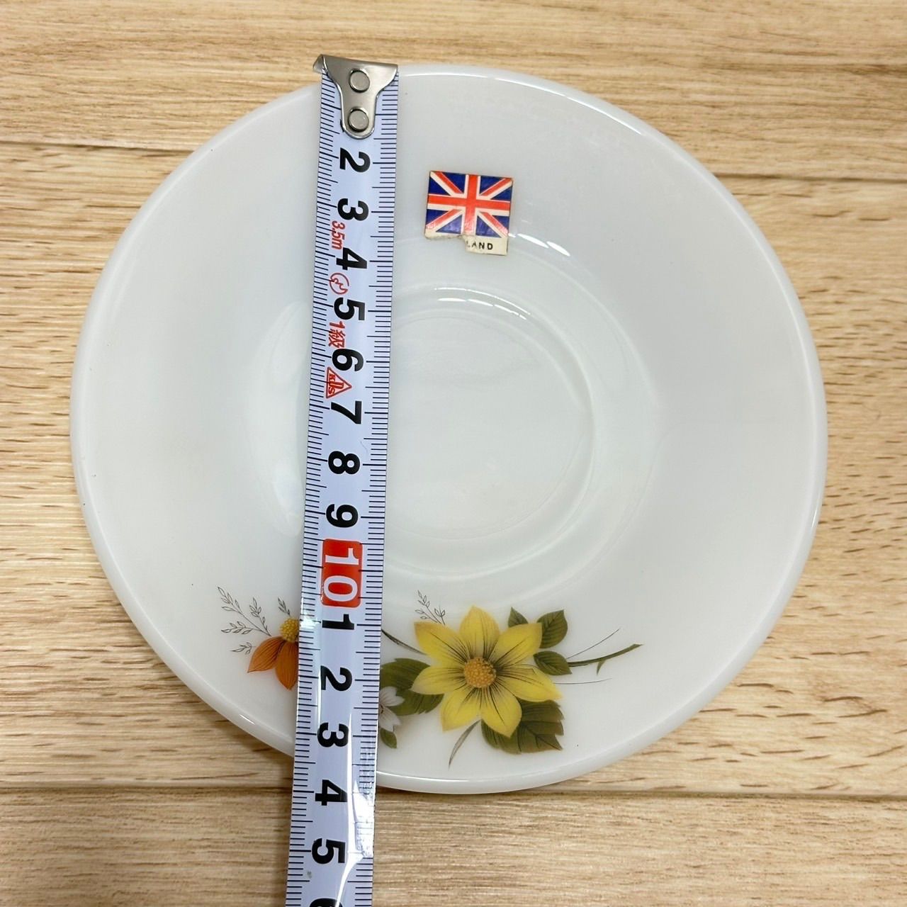 JAJ 英国　パイレックス　花柄　カップ　ソーサー　2客セット JAJ 英国 パイレックス 花柄 カップ ソーサー 2客セット JAJ