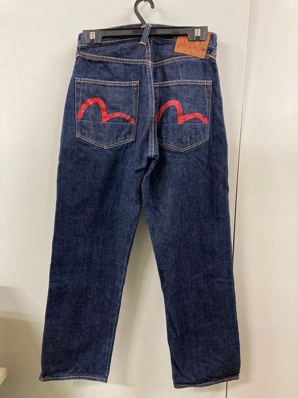 残り2点 品 EVISU エヴィス 2001 NO.2 KAMOME EMB 刺繍カモメ DENIM PANTS デニムパンツ ボトムス 156-250928-AS-20-min 安くて高質の製品を提供!