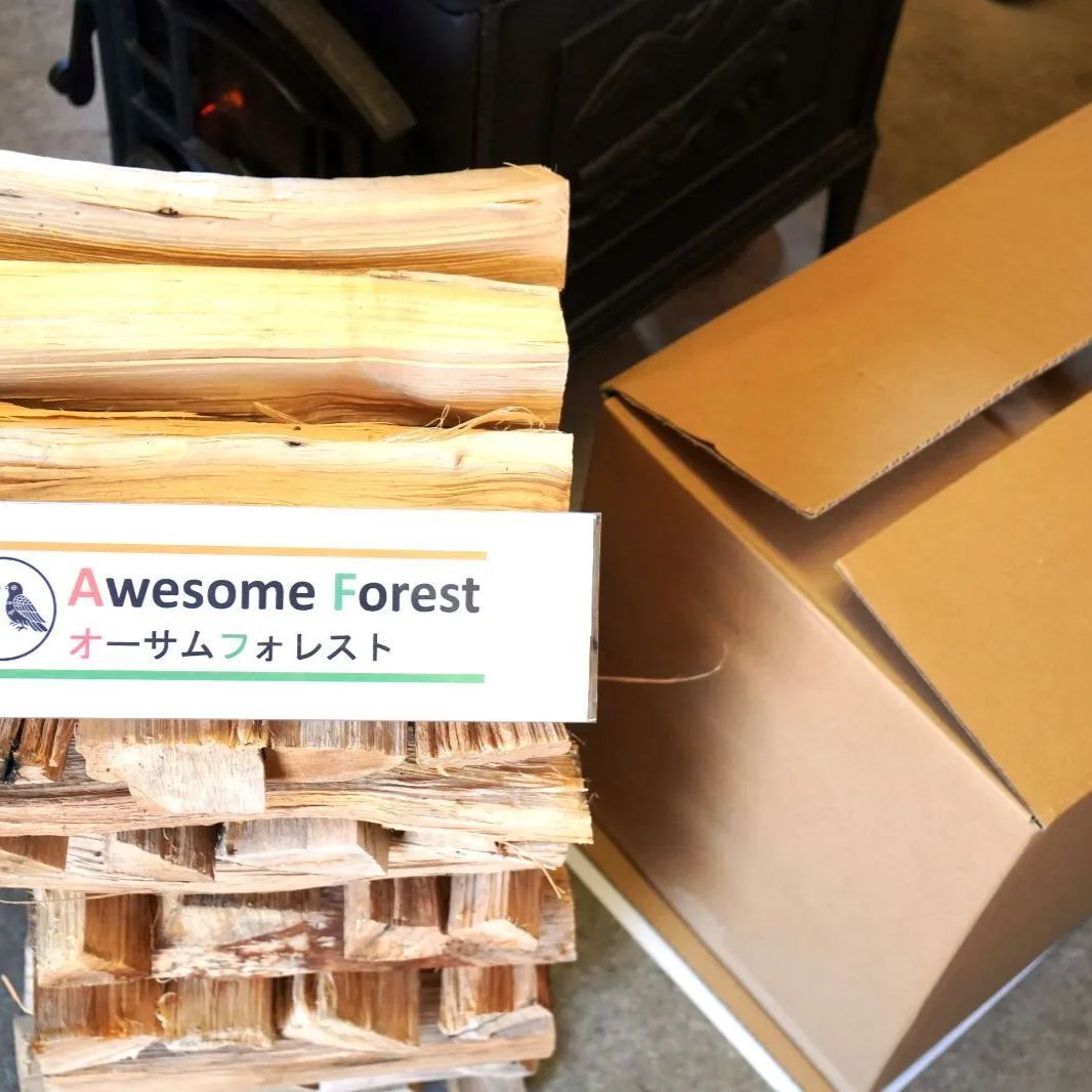 広葉樹乾燥薪【120サイズ×10箱】