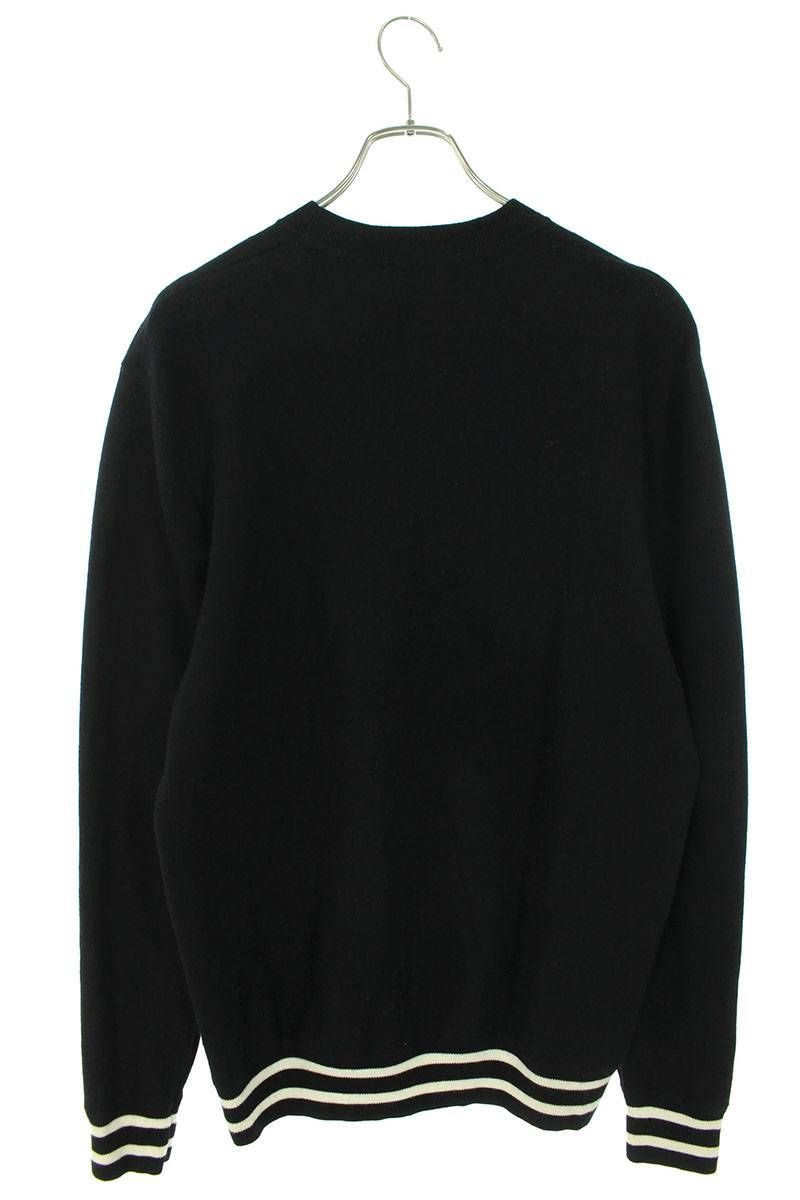 バーバリー アーム切替スウェットトレーナー ブラック/ホワイト