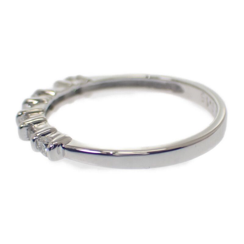 K14ホワイトゴールド ダイヤリング 指輪 9号 K14WG デザイン  