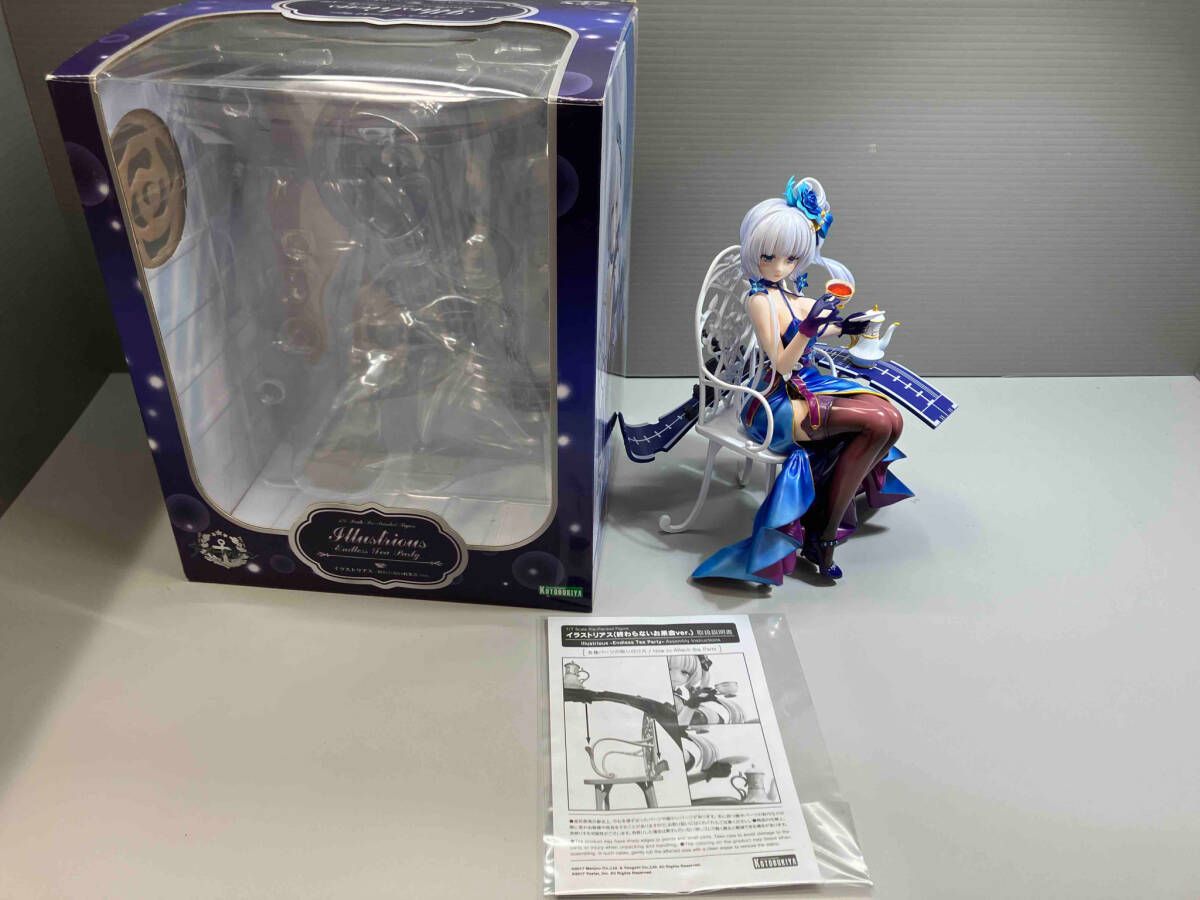 現状品 コトブキヤ イラストリアス(終わらないお茶会ver.) 1/7 コトブキヤオンラインショップ限定 アズｰルレｰン