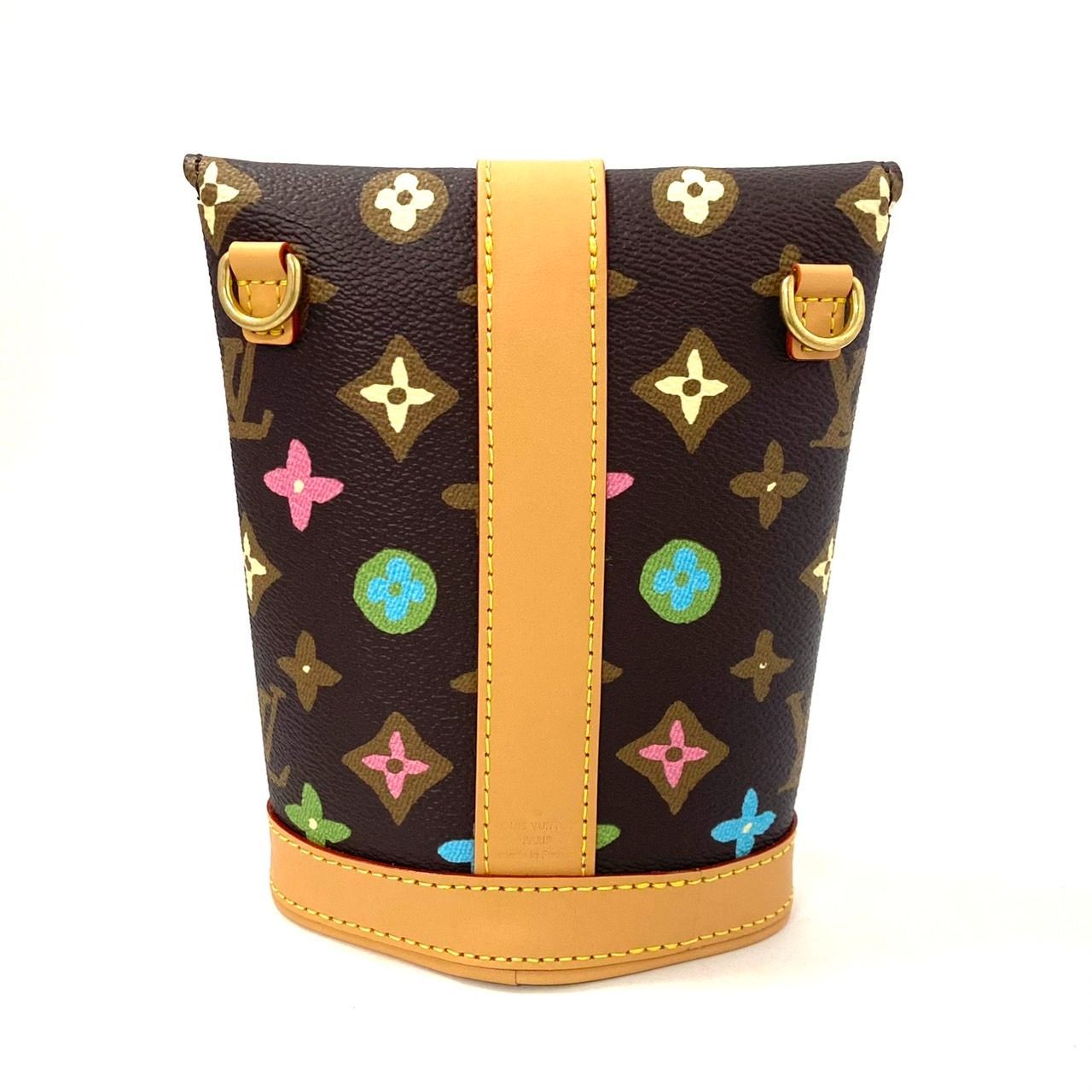 Louis Vuitton ブラウンポーチ ショルダー付き LOUIS VUITTON】M83344 エンベロップ・ポーチ モノグラム マルチ