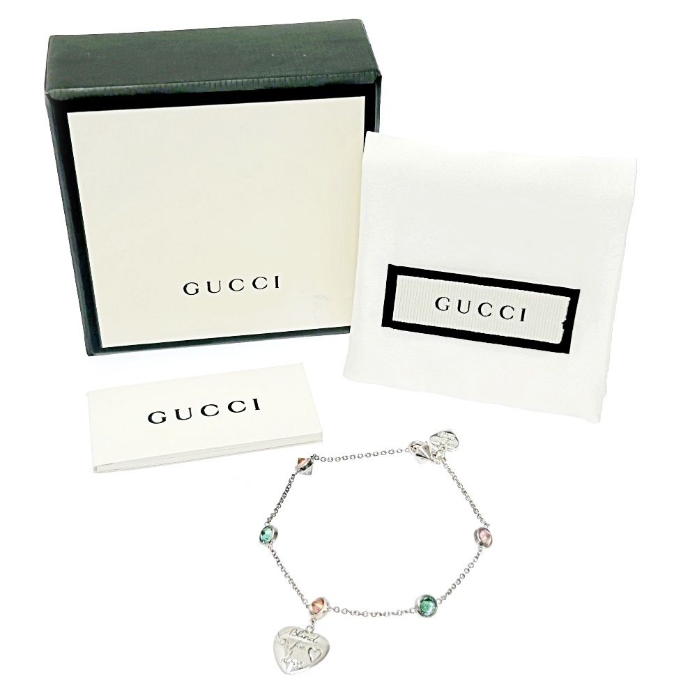 専用グッチ シルバー カラーストーン BLIND FOR LOVE ブレスレット GUCCI グッチ ブレスレット ブラインド フォー ラブ 455242
