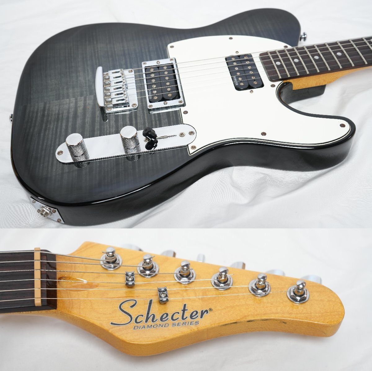 ☆SCHECTER☆Diamond PT CUSTOM TELECASTER Trans Black Burst (TBB
