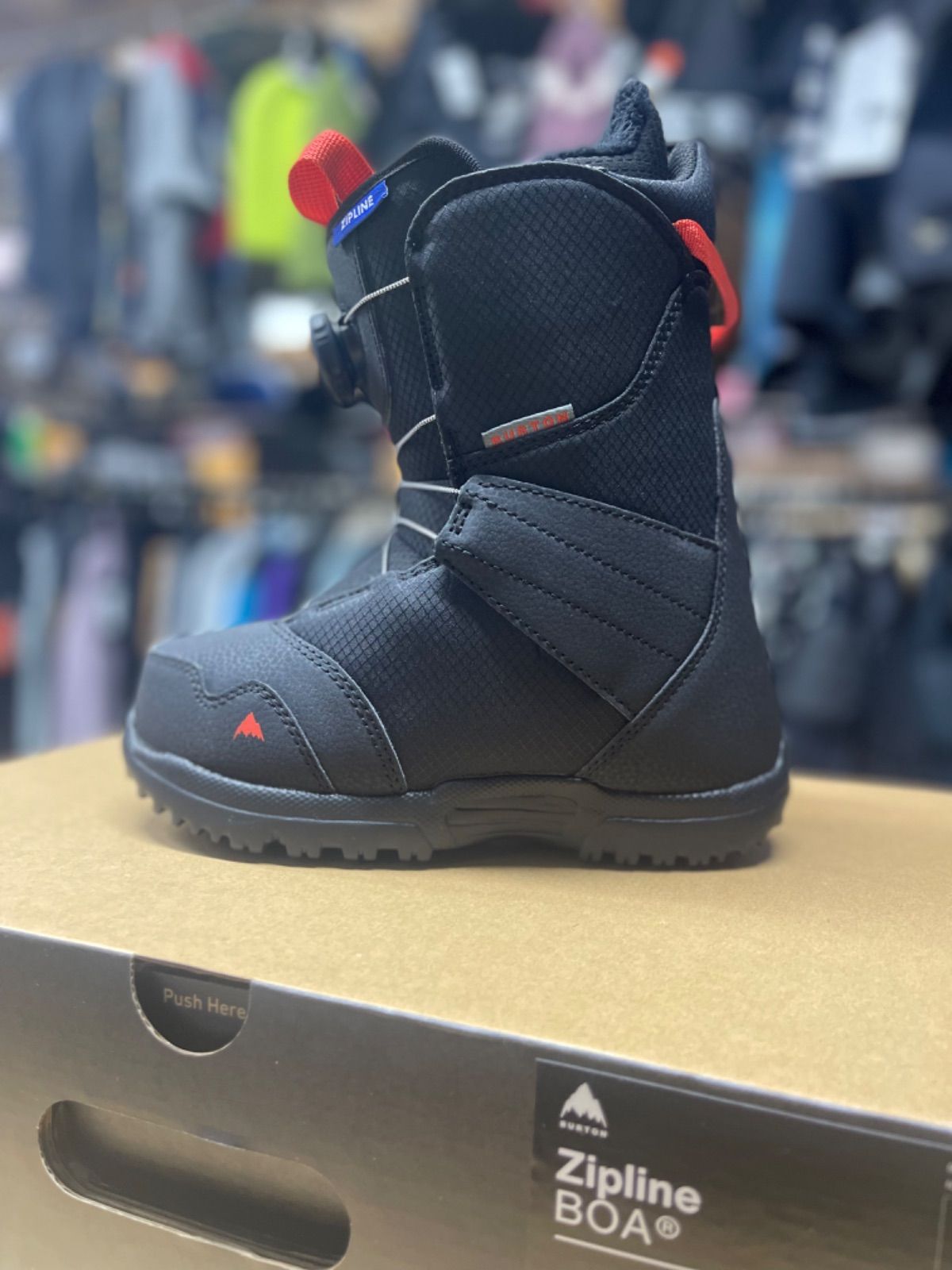 超特価激安【おまけ付き】BURTON ブーツ 24 ZIPLINE BOA キッズ スノーボード