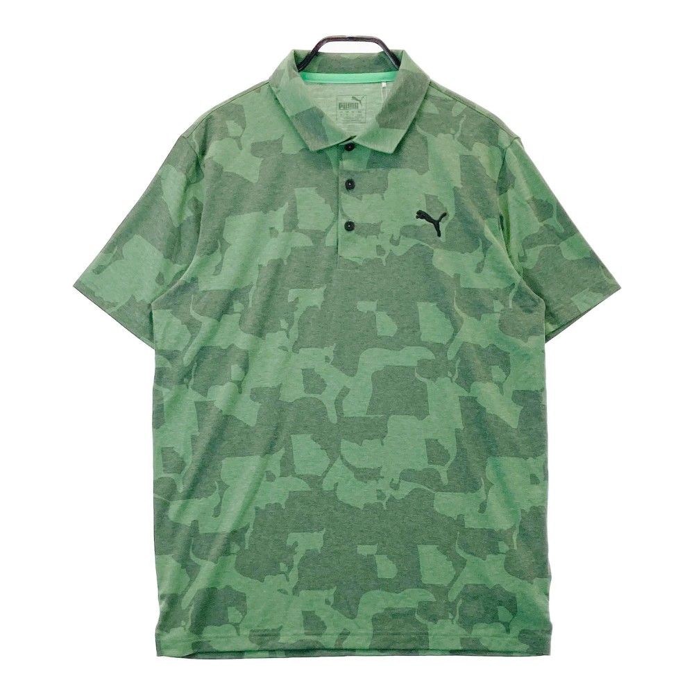 サイズ：4 PEARLY GATES パーリーゲイツ 半袖ポロシャツ カモフラ総柄