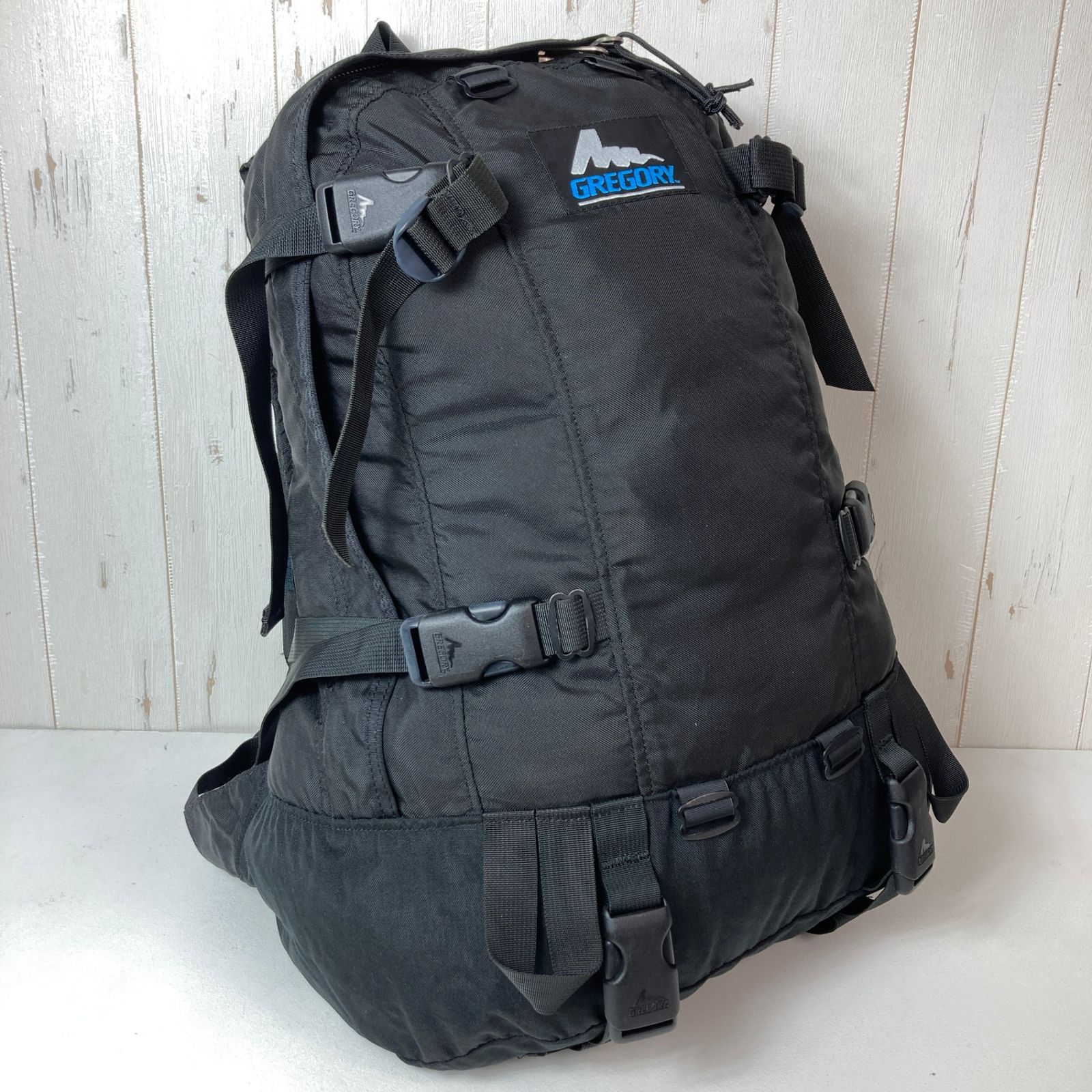 OneSize ブラック系 1996 Gregory グレゴリー デイ アンド ハーフ パック Day and a Half Pack Black 生産終了モデル 入手困難 青タグ 旧タグ ナイロン バッグ ストレージ バックパッ