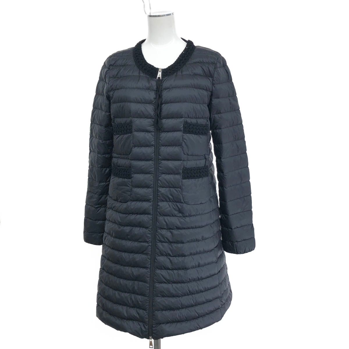 モンクレール サイズ1 ブラック モンクレール MONCLER ダウンベスト サイズ1 ブラック 美品