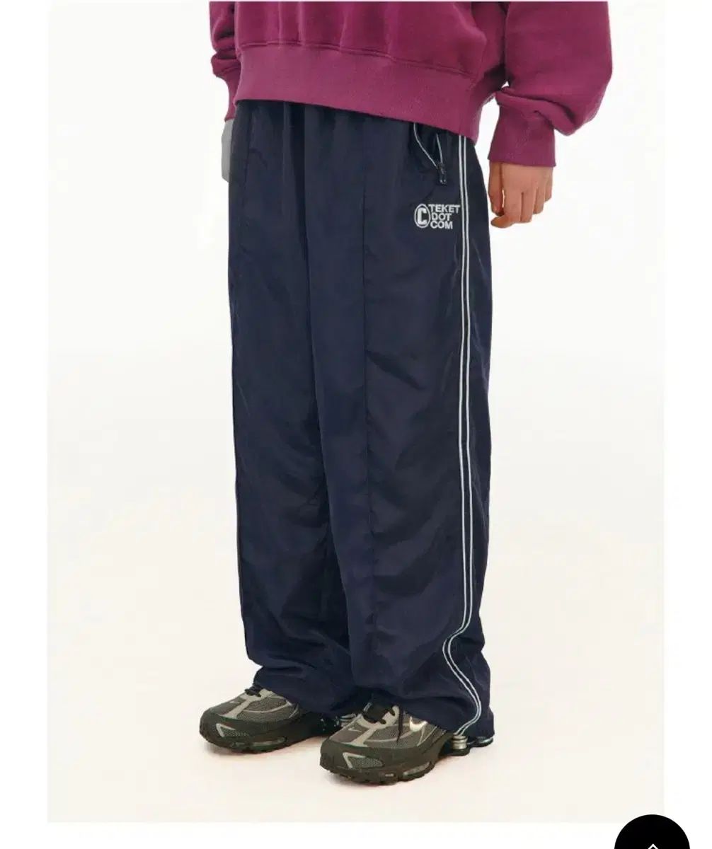 teket テケット com track pants トラックパンツ ネイビー M