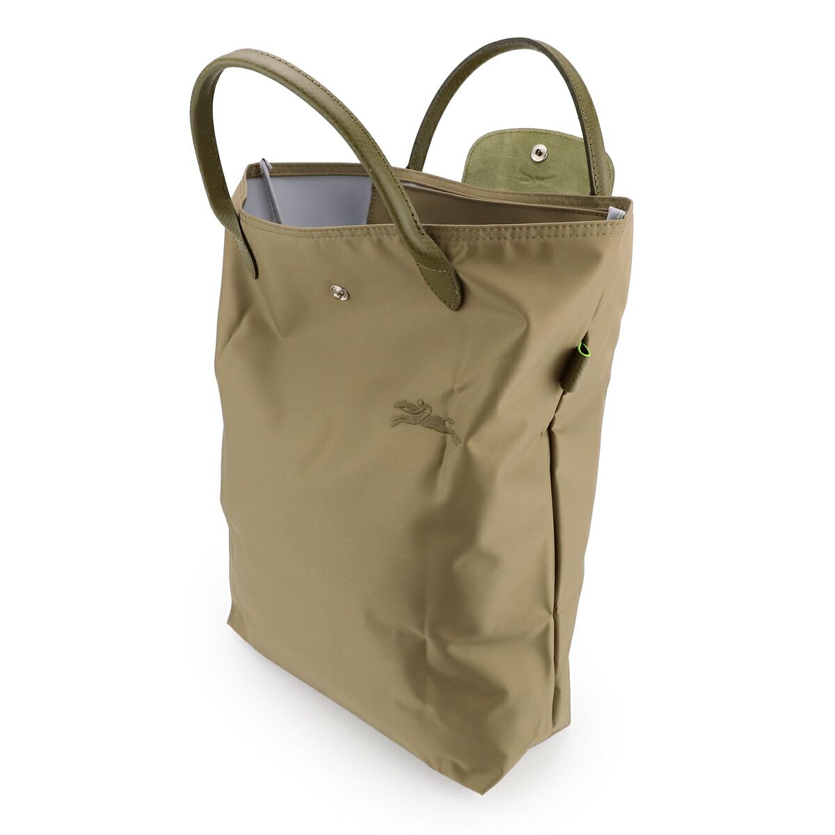 新品 ロンシャン LONGCHAMP ハンドバッグ ル プリアージュ グリーン 