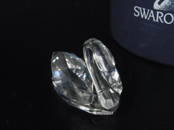 【美品】スワロフスキー スワン 白鳥 クリスタルオブジェ □新品同様□ SWAROVSKI スワロフスキー 015152 クリスタル スワン