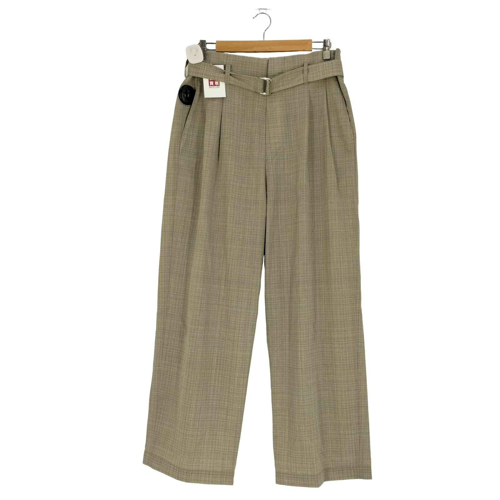 ヨーク YOKE HI WAIST BELTED TROUSERS ハイウエスト ベルテッド