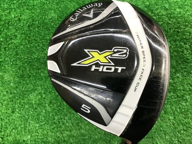 キャロウェイ X2 HOT 5W フェアウェイウッド FW X2 HOT フェアウェイ フレックスR メンズ 男性用 右利き 右用 Dランク ゴルフクラブ
