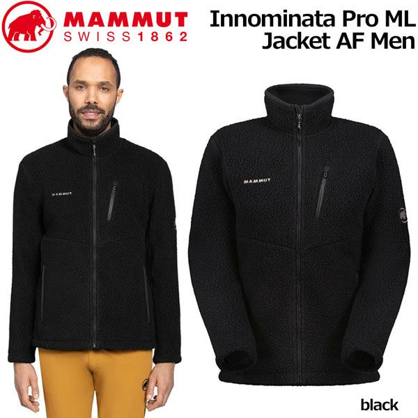 マムート MAMMUT イノミナータ プロMLジャケット Innominata Pro ML Jacket AF Men フリースジャケット カラー black