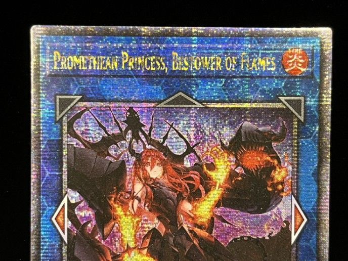 遊戯王 英語 北米版 賜炎の咎姫 25thシークレットレア 1st