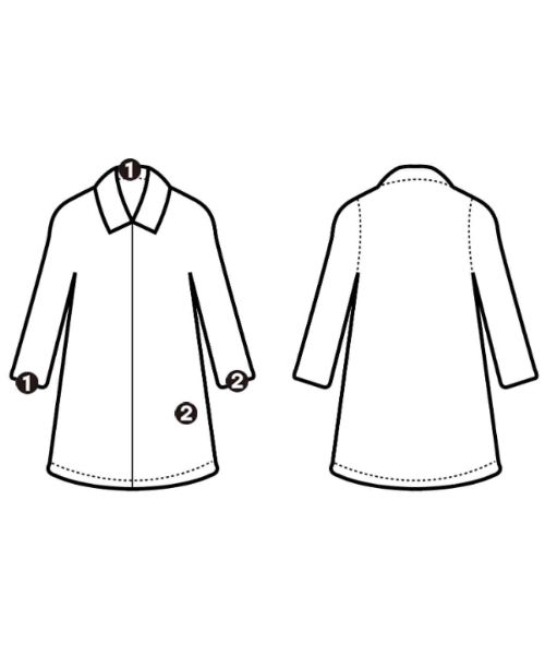 HEUGN ステンカラーコート メンズ 【古着】【中古】【送料無料  