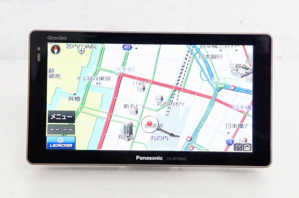 中古】Panasonicパナソニック 7V型 SSDポータブルカーナビゲーション