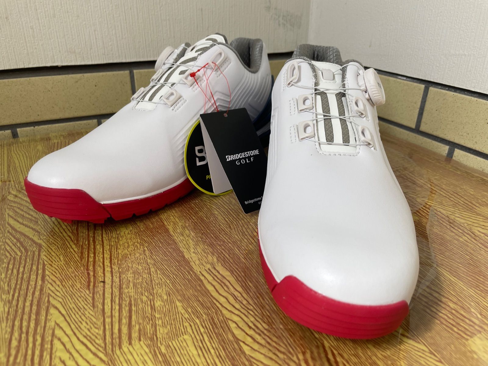 ♥タグ付 BRIDGESTONE ブリヂストン SHG100 27.5cm BOA スパイクレス ゴルフシューズ