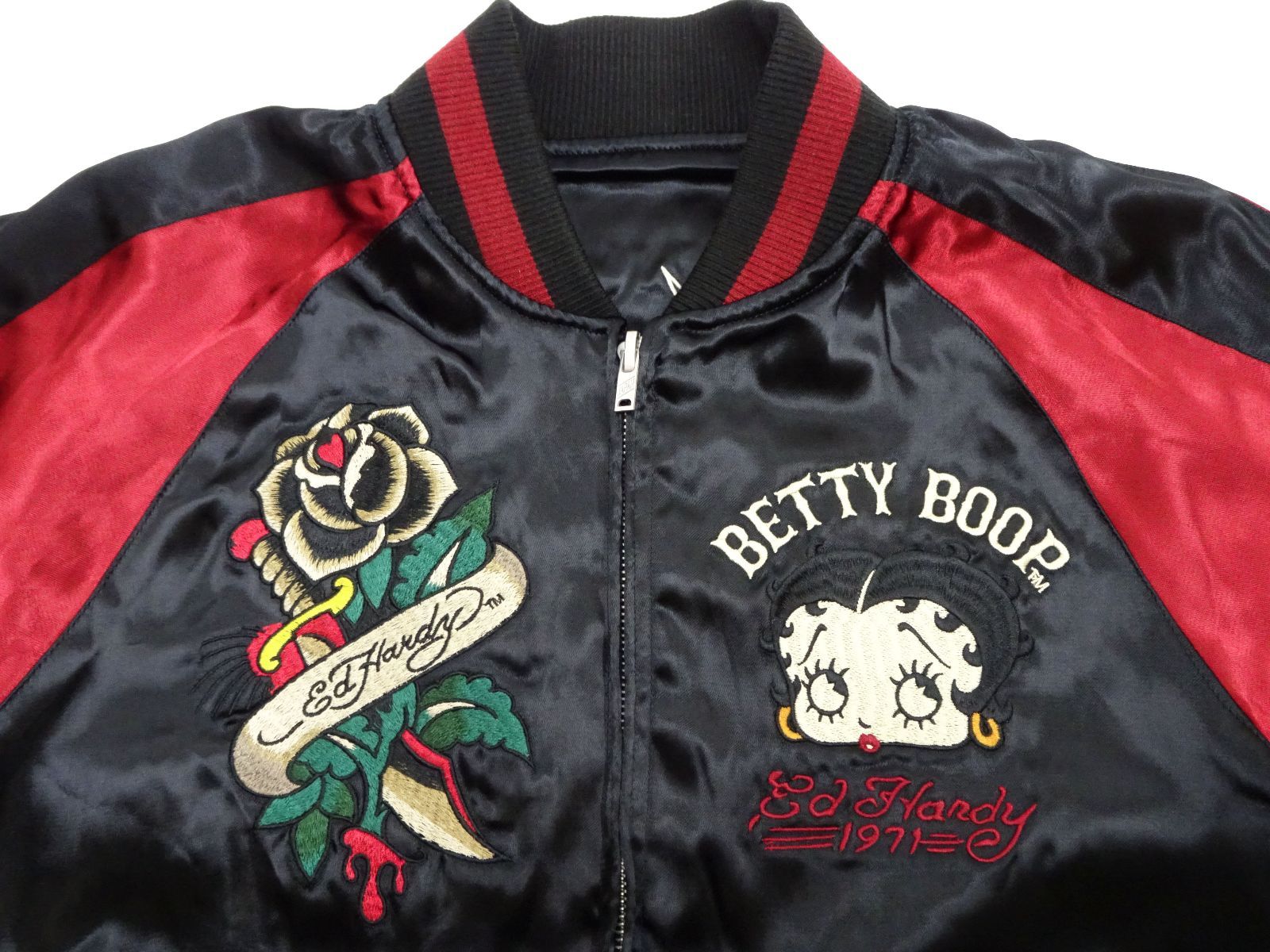 Ed Hardy × Betty Boop スカジャン エドハーディー × ベティ