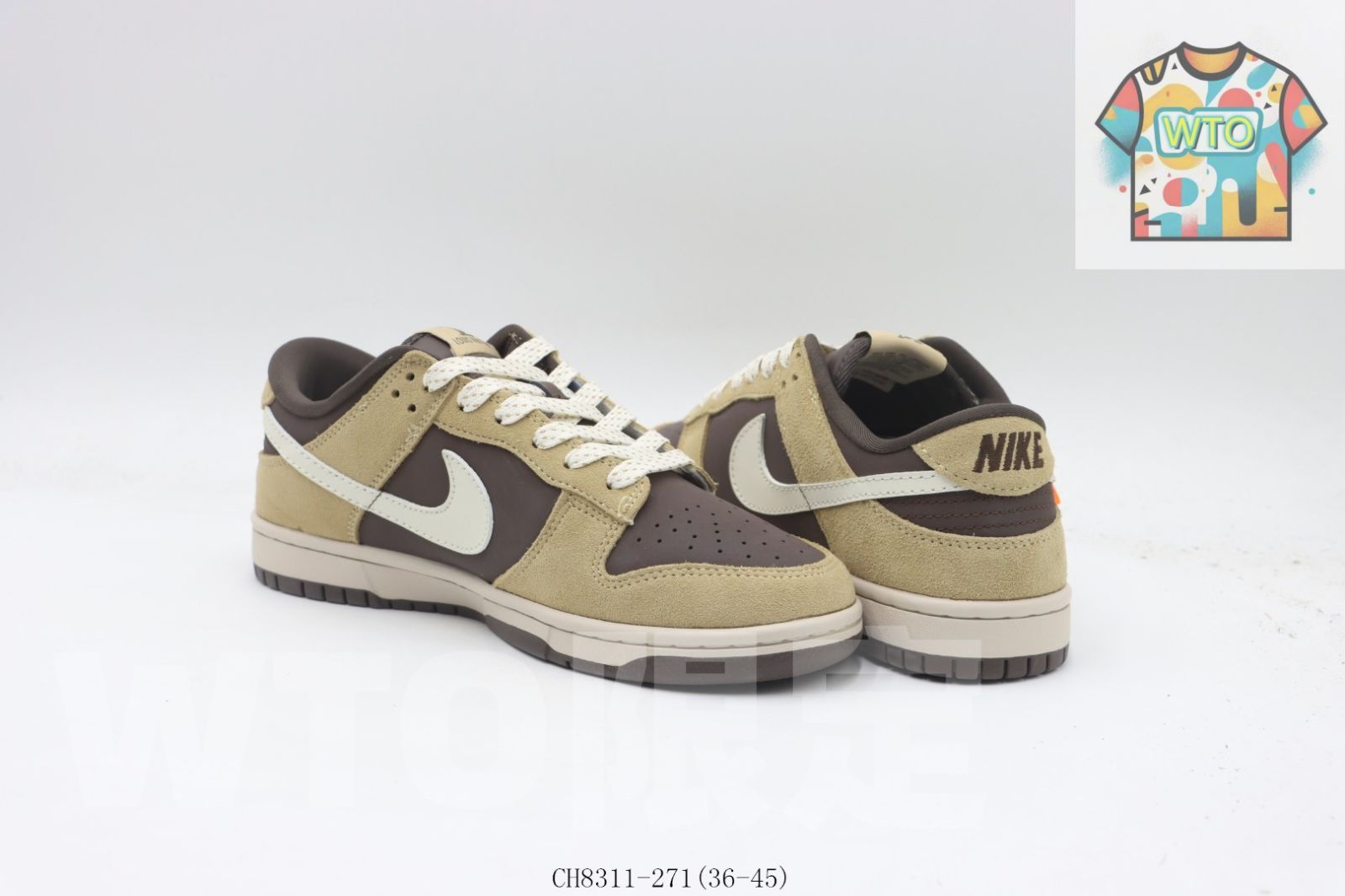 今日WTO】Nike ナイキ SB ロートップスケートシューズ ブラウン