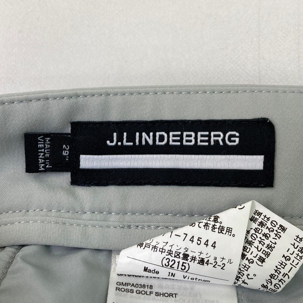 サイズ：29 J.LINDEBERG ジェイリンドバーグ  ストレッチ ハーフパンツ  グレー系 [240101280055]# ゴルフウェア メンズ ストスト