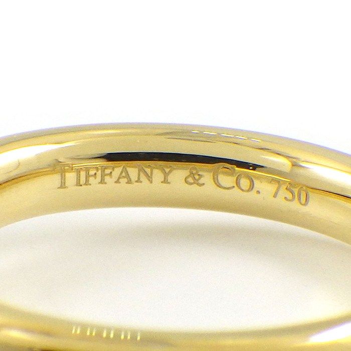 ティファニー スタッキングバンドリング AU750 YG 7号 TIFFANY&Co
