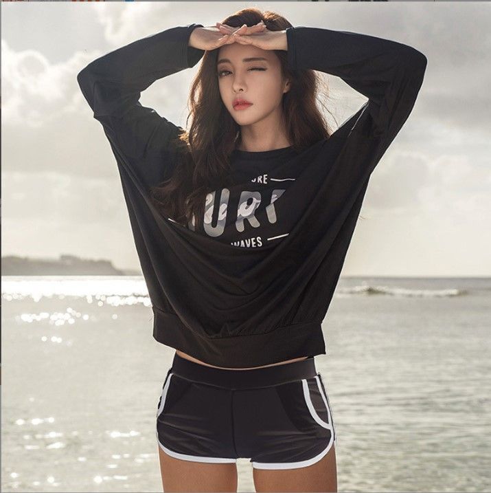 レディース 水着 ラッシュガード レギンス 体型カバー M L XL