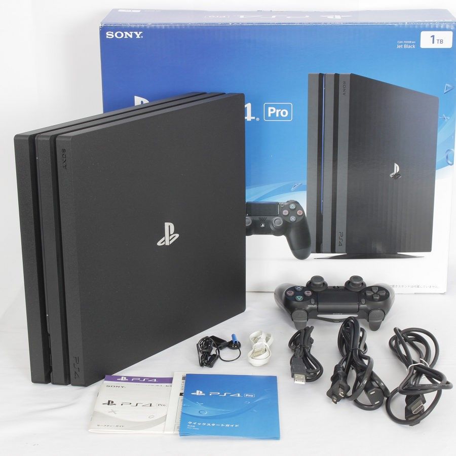 美品】SONY Playstation4 CUH-7000BB01 ジェット・ブラック 1TB ソニー プレイステーション PS4 本体 - メルカリ