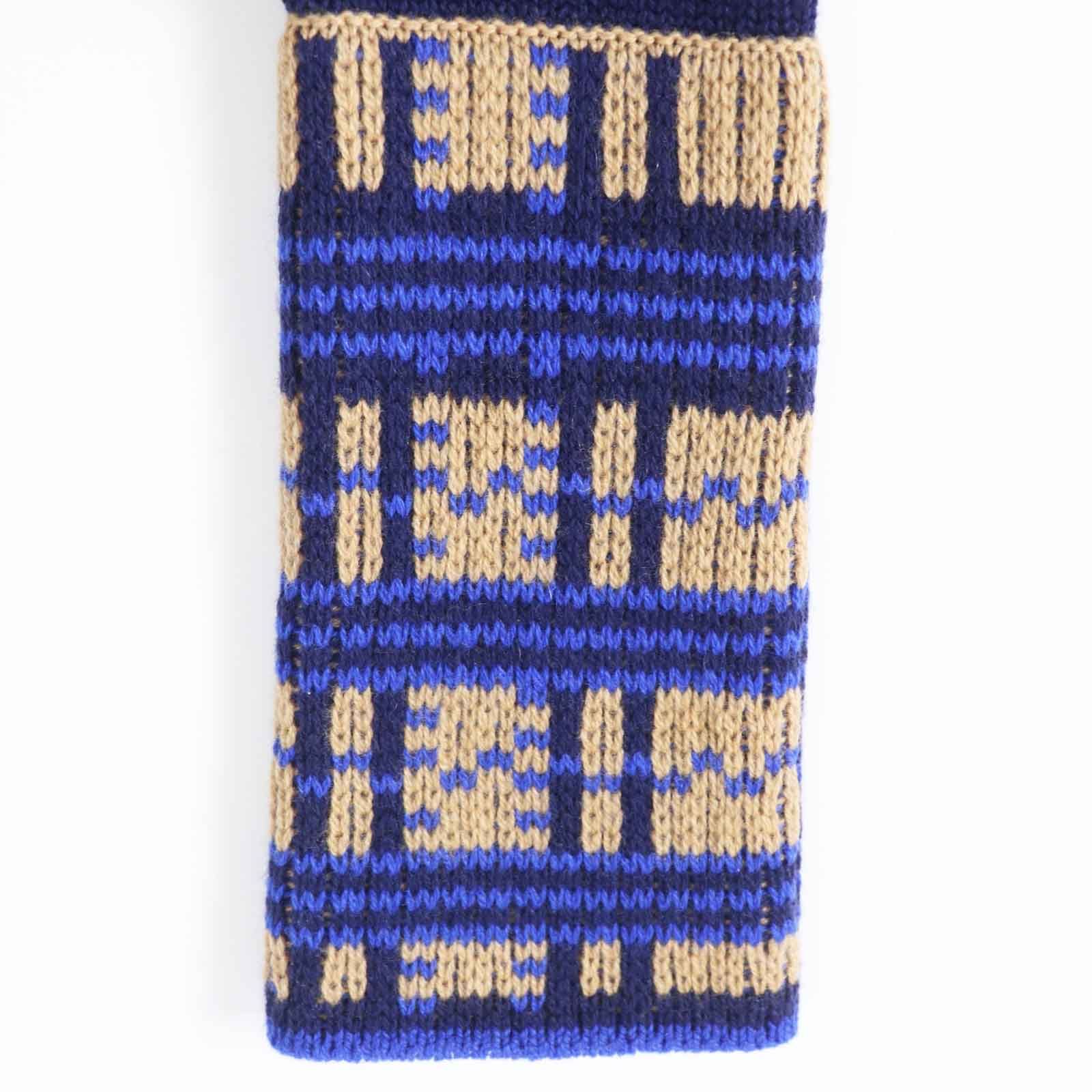 美品 エルメス カシミヤ 100% ロングニット グローブ 手袋 HERMES - 美品 エルメス HERMES 手袋 グローブ ロンググローブ
