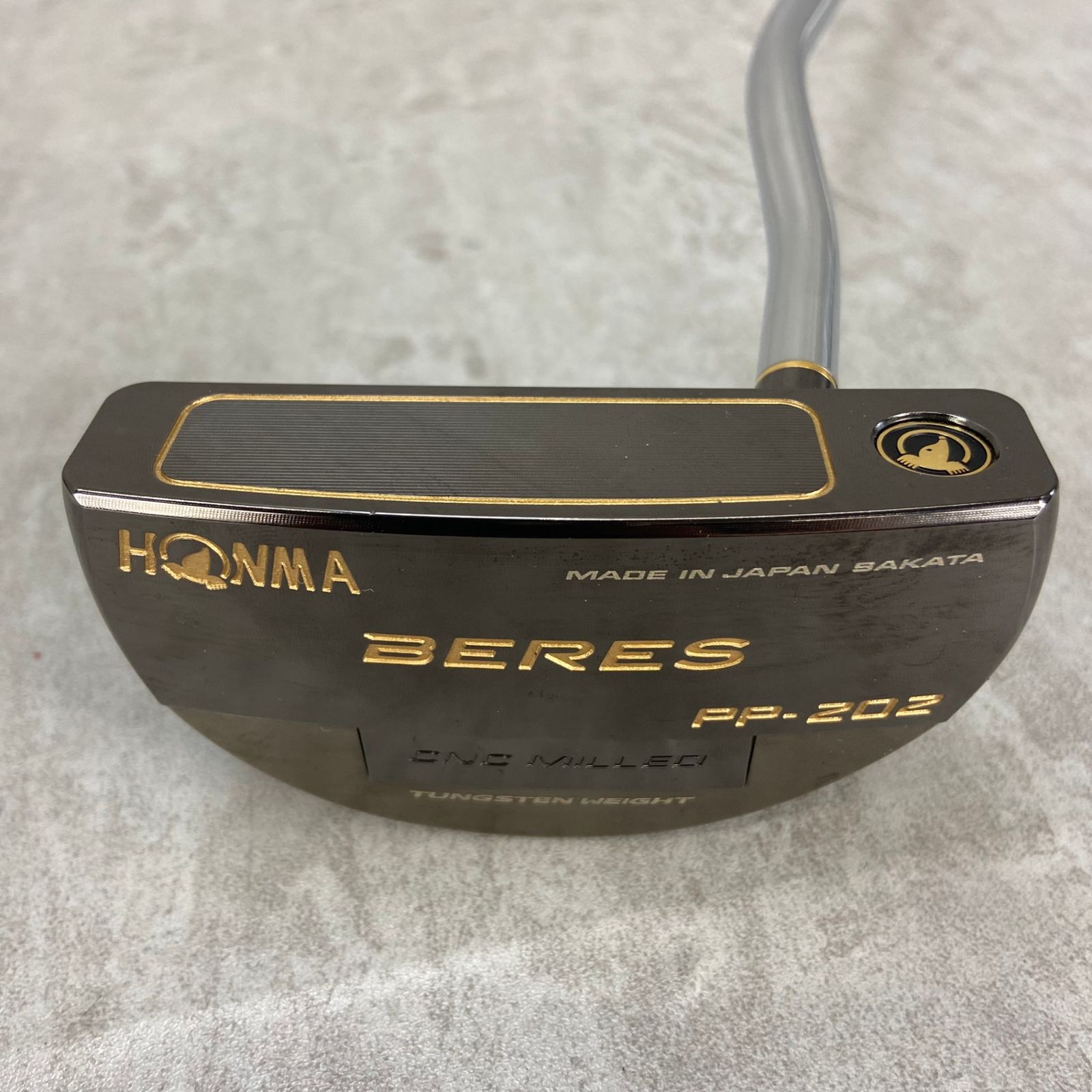 本間ゴルフ - ホンマ　ベレス　PP-202　メンズゴルフパター　スチール　右利き用　PT　マレット型　34インチ　ヘッドカバー　HONMA　BERES ホンマ ベレス PP-202 メンズゴルフパター スチール 右利き用 PT