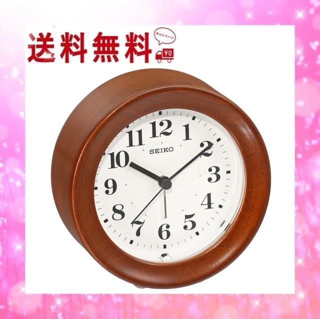 人気商品】茶木地 セイコークロック(Seiko Clock) 置き時計 目覚まし時計 掛け時計 アナログ 木枠 茶木地塗装  本体サイズ:11×11×4.8cm KR899B - メルカリ