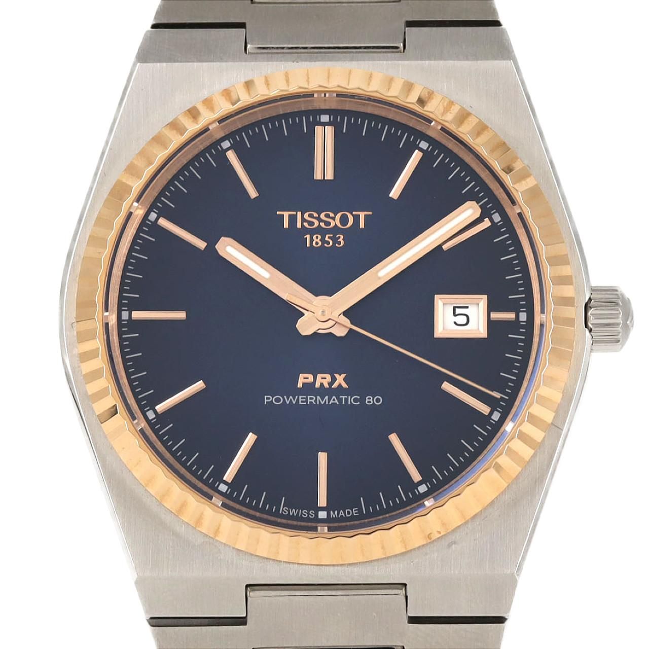 ティソ PRXパワーマティック80 RGコンビ T931.407.41.041.00 SSxRG 自動巻