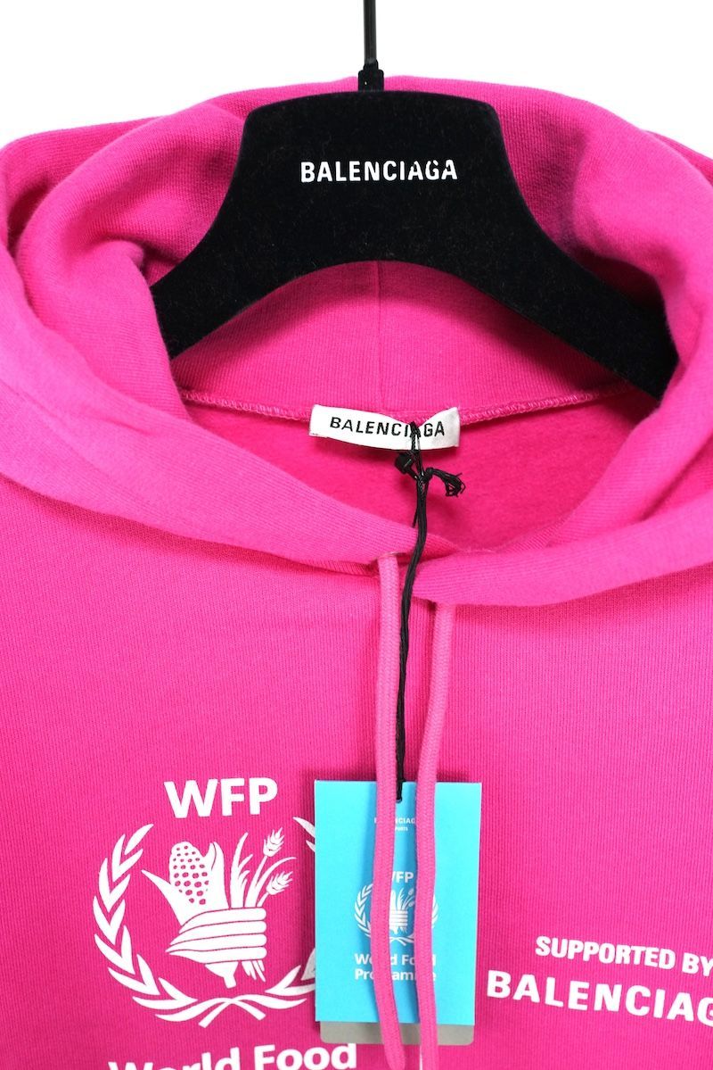 バレンシアガ　パーカー　ワールドフードプログラム BALENCIAGA バレンシアガ 20SS WORLD FOOD PROGRAMME