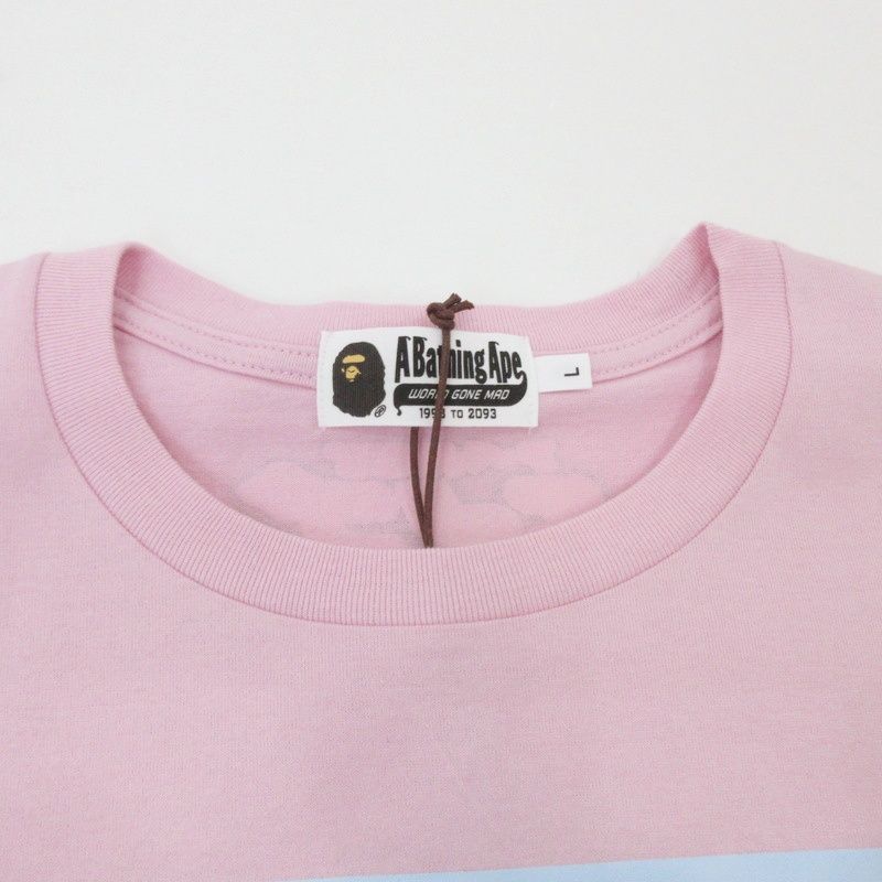 ピンク Ape t シャツ 姫路東店 中古 A BATHING APE アベイシングエイプ
