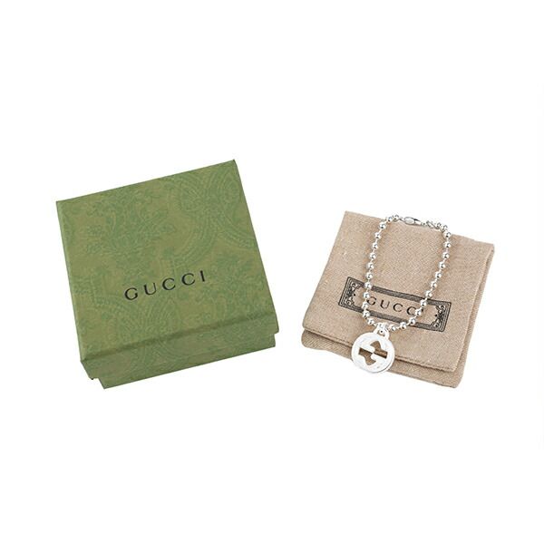 新品 グッチ GUCCI ブレスレット インターロッキングG シルバー - メルカリ