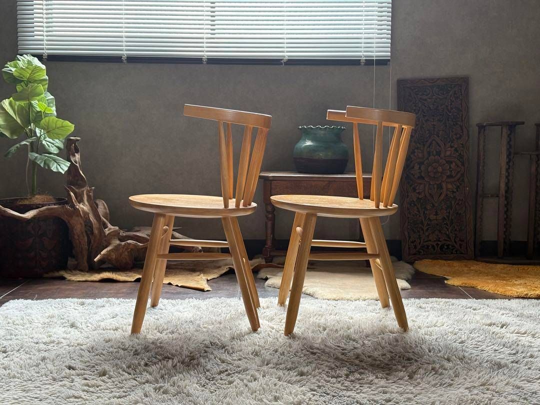 ②cherry 桜屋工業　ウィンザーチェア　アームチェア　オークレイチェア　YZ ②cherry 桜屋工業 ウィンザーチェア アームチェア オークレイ