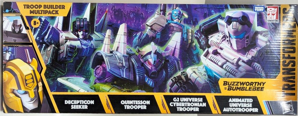 HASBRO WAR FOR CYBERTRON/BUZZWORTHY BUMBLEBEE TROOP BUIRDER MULTIPACK